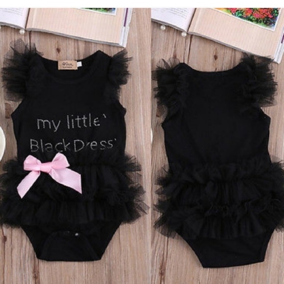 New My Little Black Dress infant Onesie - Picture 2 of 7